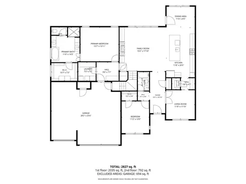 Floorplan - 2710 Nova Ave, Lowell, AR 72745 photo 1 of 3