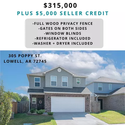305 Poppy St, Lowell, AR 72745