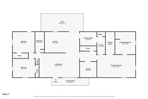 Floorplan - 22016 War Eagle Blacktop Rd, Springdale, AR 72764 photo 1 of 1