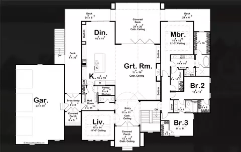 Floorplan - tbd Tract 3 Dam Site Loop, Garfield, AR 72732 photo 2 of 2