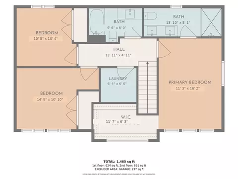 Floorplan - 2609 W Berkeley Ave, Rogers, AR 72758 photo 2 of 3