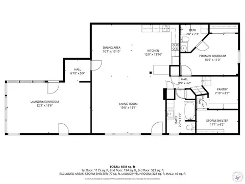 Floorplan - 601 County Road 4271 Simms Tx 75574, Simms, TX 75574 photo 1 of 4