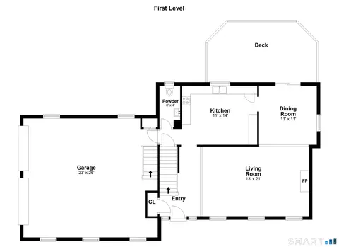 Floorplan - 268 Umpawaug Rd, Redding, CT 06896 photo 1 of 3