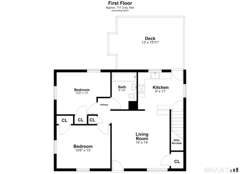 Floorplan - 55 Valley Rd, Hamden, CT 06514 photo 1 of 3