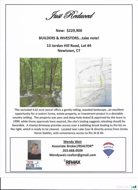 13 Jordan Hill Rd #LOT 4, Newtown, CT 06482