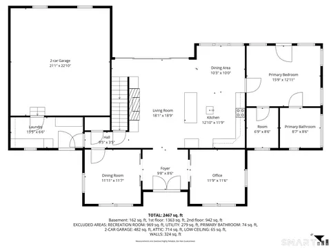 Floorplan - 2 Pickett Rd, Roxbury, CT 06783 photo 1 of 3