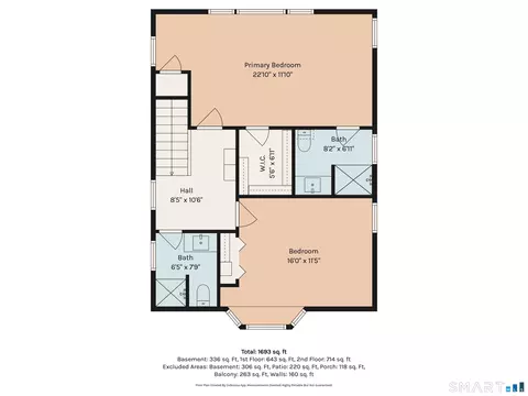Floorplan - 145 Lakeview Ter, Sandy Hook, CT 06482 photo 2 of 3