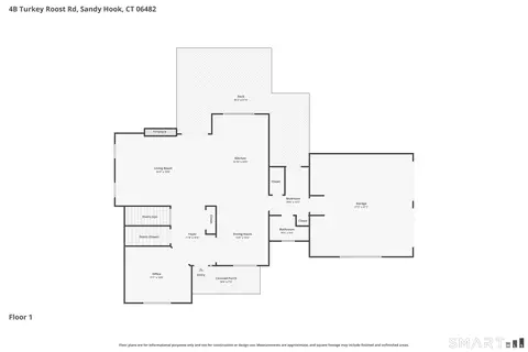 Floorplan - 4 Turkey Roost Rd # B, Sandy Hook, CT 06482 photo 1 of 3