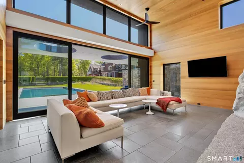 Living - 206 Umpawaug Rd, Redding, CT 06896 photo 5 of 6