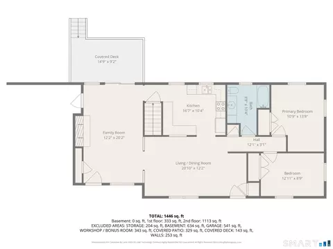 Floorplan - 13 Litchfield Ave, Killingly, CT 06263 photo 1 of 3