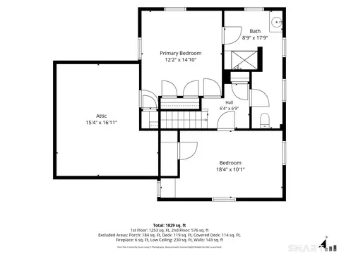 Floorplan - 92 Walnut Tree Hill Rd, Sandy Hook, CT 06482 photo 2 of 2