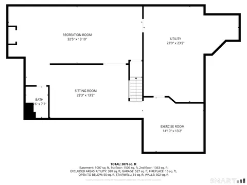 Floorplan - 8 Windy Hill Rd, Redding, CT 06896 photo 3 of 3