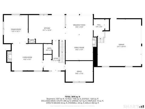 Floorplan - 8 Windy Hill Rd, Redding, CT 06896 photo 1 of 3