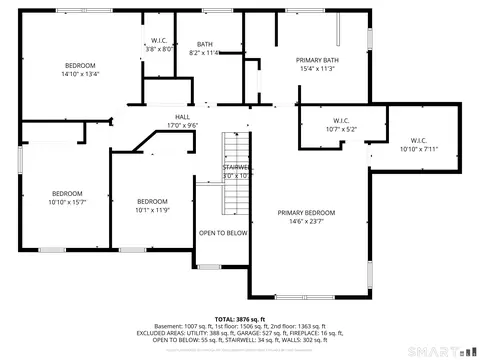 Floorplan - 8 Windy Hill Rd, Redding, CT 06896 photo 2 of 3