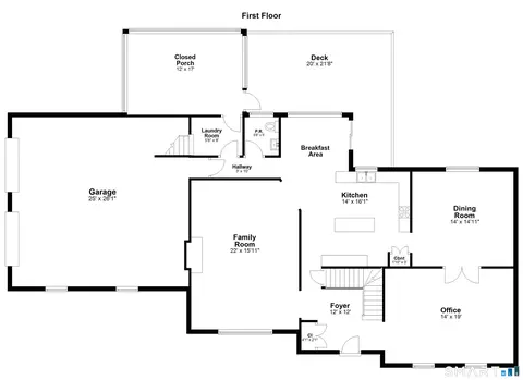 Floorplan - 49 Georges Ln, Monroe, CT 06468 photo 1 of 3
