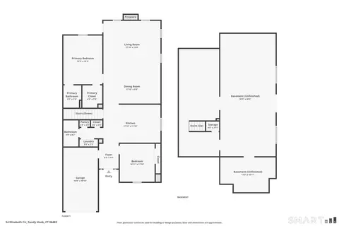 Floorplan - 54 Elizabeth Cir #54, Sandy Hook, CT 06482 photo 3 of 3