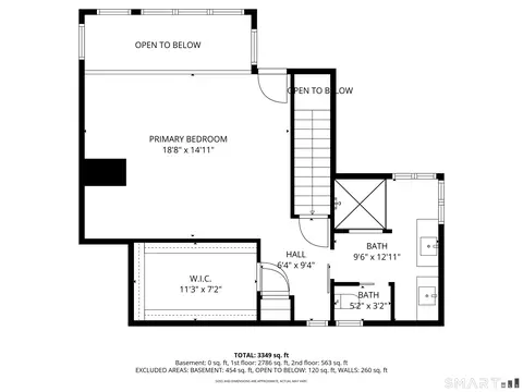 Floorplan - 140 Second Hill Rd, Bridgewater, CT 06752 photo 2 of 3