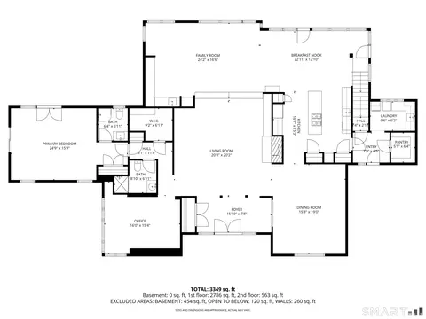 Floorplan - 140 Second Hill Rd, Bridgewater, CT 06752 photo 1 of 3