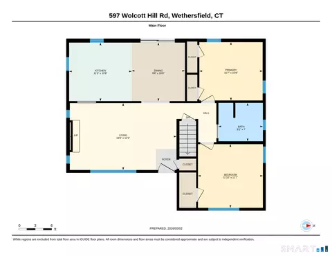 Floorplan - 597 Wolcott Hill Rd, Wethersfield, CT 06109 photo 1 of 2
