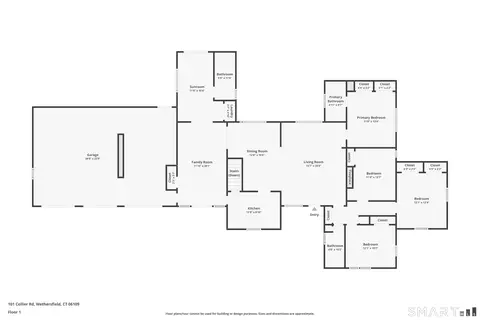 Floorplan - 101 Collier Rd, Wethersfield, CT 06109 photo 1 of 2