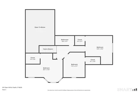 Floorplan - 287 S Bear Hill Rd, Chaplin, CT 06235 photo 2 of 2