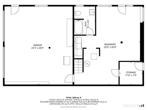 Floorplan - 494 Nonnewaug Rd, Bethlehem, CT 06751 photo 3 of 3