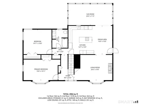 Floorplan - 494 Nonnewaug Rd, Bethlehem, CT 06751 photo 1 of 3