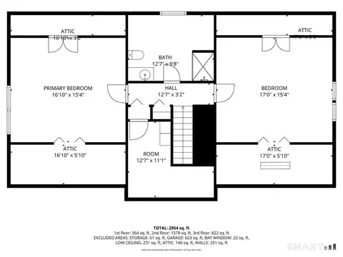 Floorplan - 494 Nonnewaug Rd, Bethlehem, CT 06751 photo 2 of 3