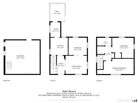 Floorplan - 182 Deforest Ave, Bridgeport, CT 06607 photo 4 of 4