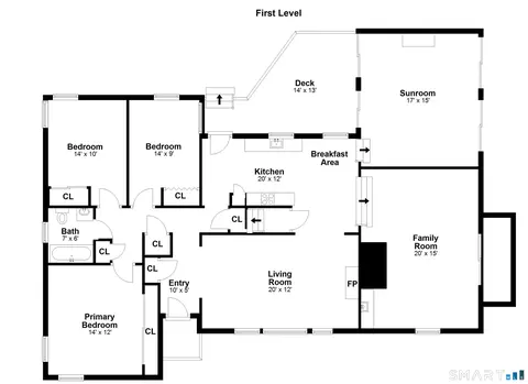 Floorplan - 27 Apple Ln, Redding, CT 06896 photo 1 of 3