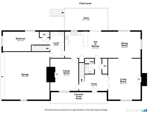 Floorplan - 299 Redding Rd, Redding, CT 06896 photo 1 of 3