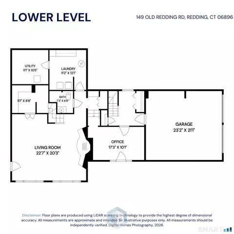 Floorplan - 149 Old Redding Rd, Redding, CT 06896 photo 1 of 4
