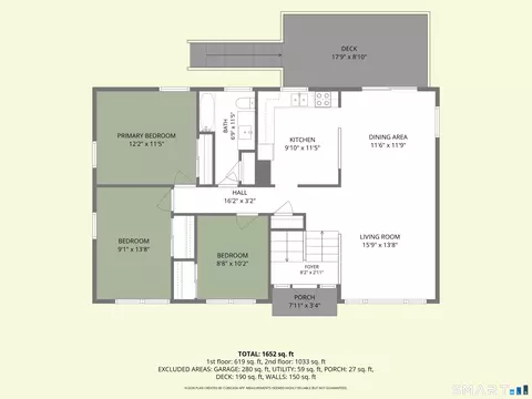 Floorplan - 6 Willow Ln, Ledyard, CT 06339 photo 1 of 3