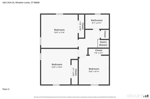Floorplan - 342 S Elm St, Windsor Locks, CT 06096 photo 2 of 2