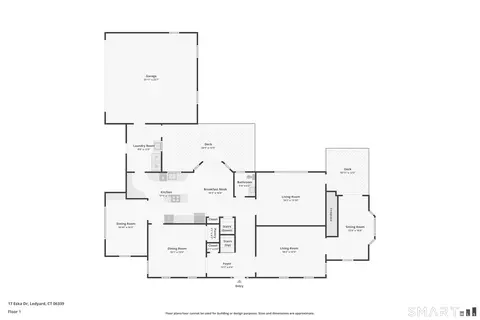Floorplan - 17 Eska Dr, Ledyard, CT 06339 photo 1 of 3