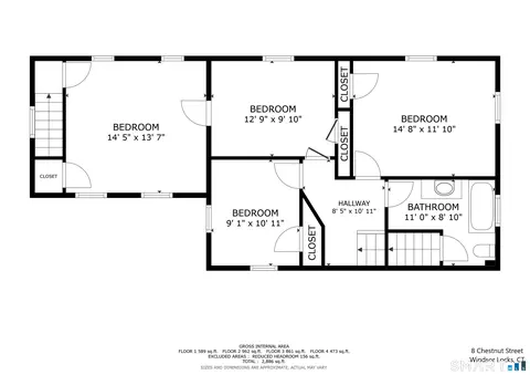 Floorplan - 8 Chestnut St, Windsor Locks, CT 06096 photo 2 of 3