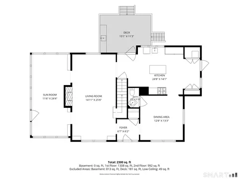 Floorplan - 29 Lonetown Rd, Redding, CT 06896 photo 1 of 3