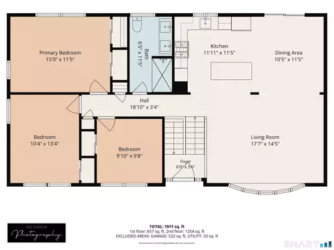 Floorplan - 257 Goff Rd, Wethersfield, CT 06109 photo 1 of 3