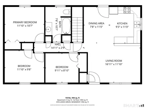 Floorplan - 816 Gibson Hill Rd, Sterling, CT 06377 photo 2 of 2