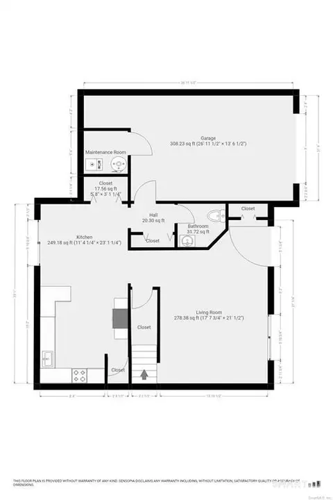 Floorplan - 93 Thomas St, Hamden, CT 06514 photo 1 of 2