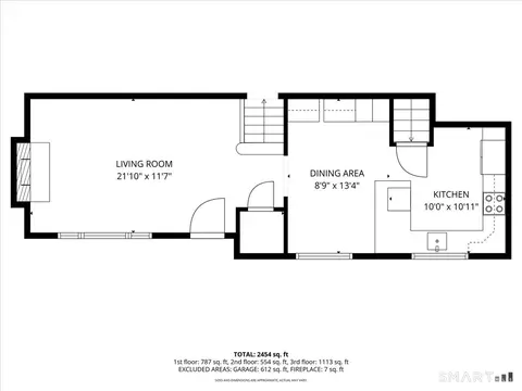 Floorplan - 6 Paugussett Rd, Sandy Hook, CT 06482 photo 2 of 4