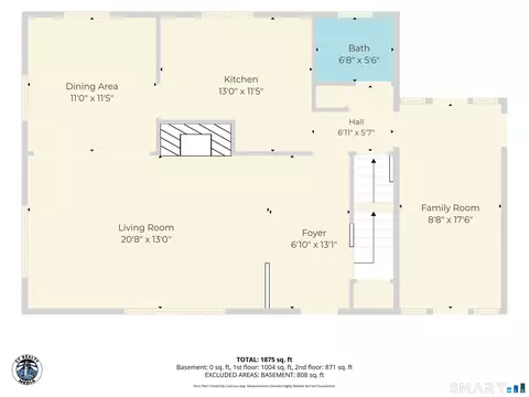 Floorplan - 55 Eldridge St, Manchester, CT 06040 photo 2 of 3