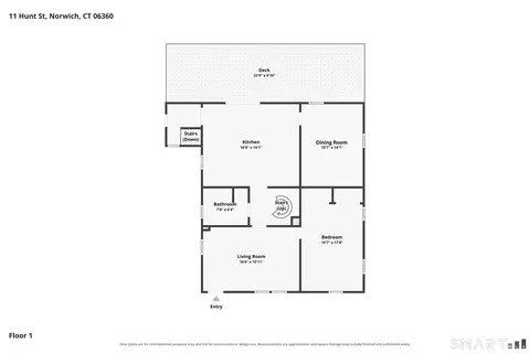 Floorplan - 11 Hunt St, Norwich, CT 06360 photo 1 of 4