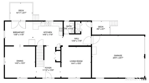Floorplan - 98 East St, Bethlehem, CT 06751 photo 1 of 2