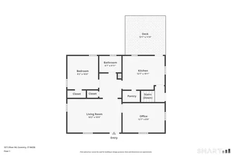 Floorplan - 157 S River Rd, Coventry, CT 06238 photo 2 of 3