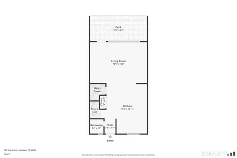 Floorplan - 189 Worth Ave, Hamden, CT 06518 photo 1 of 3
