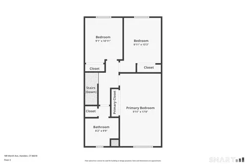 Floorplan - 189 Worth Ave, Hamden, CT 06518 photo 2 of 3