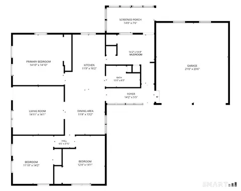 Floorplan - 114 Green Hollow Rd, Killingly, CT 06239 photo 1 of 3