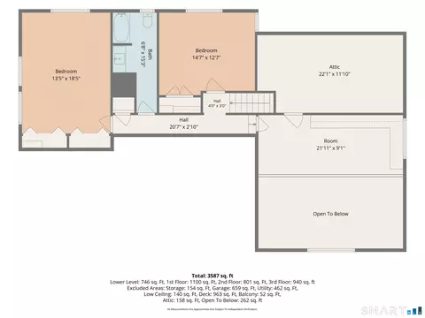 Floorplan - 131 Peaceable St, Redding, CT 06896 photo 3 of 4
