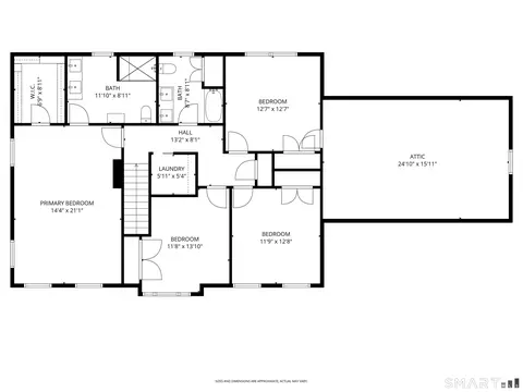 Floorplan - 1427 Monroe Tpke, Monroe, CT 06468 photo 3 of 3